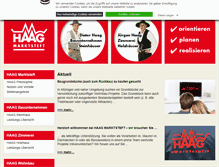 Tablet Screenshot of haag-bau.de